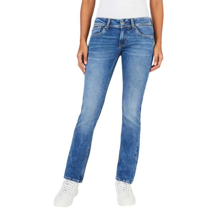 Pepe Jeans Damen Saturn Jeans 33W / 32L Blue (Denim-hs4), 33W / 32L Blue (Denim-hs4)