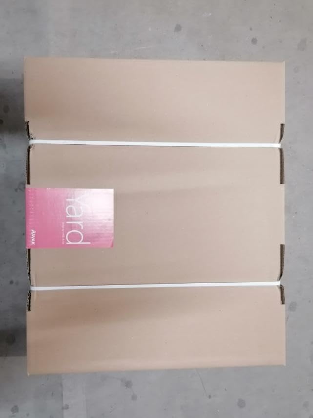 RAVAK Waschbecken-Set mit Original-Einbauregal und Schwarz Zubehör, Waschbecken zur Wandmontage mit