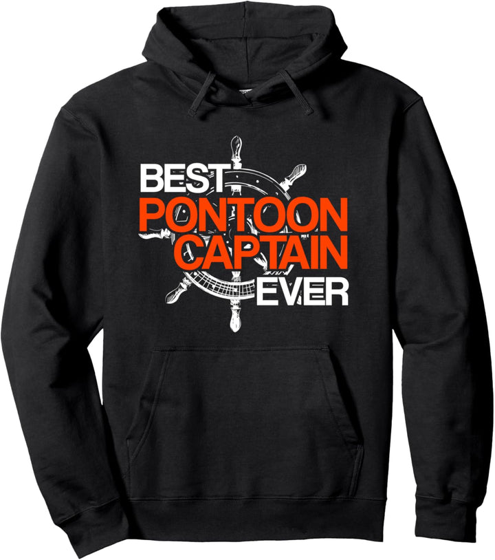 Bester Ponton Kapitän Aller Zeiten Funny Pontooning Pullover Hoodie