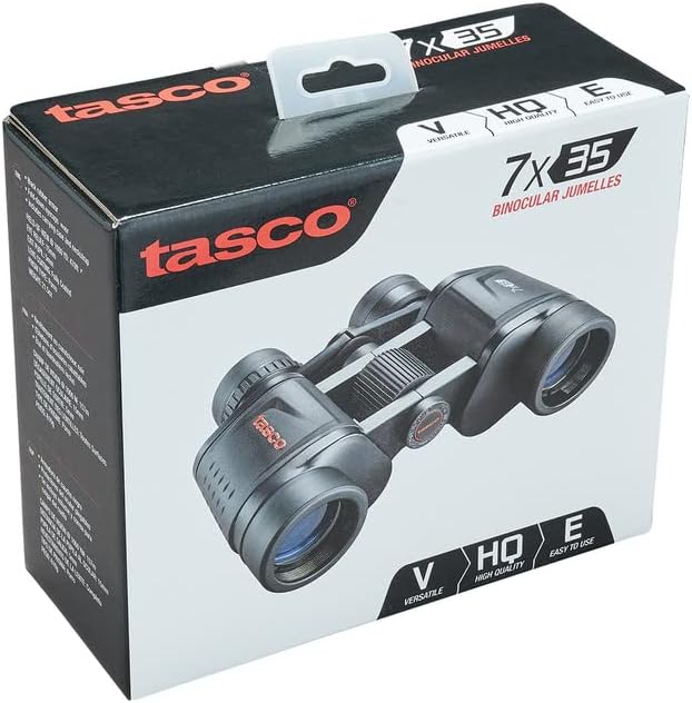 Tasco - 7x35 - Essentials - Porro - Fernglas - Kompakt - Mehrschichtvergütet - 169735