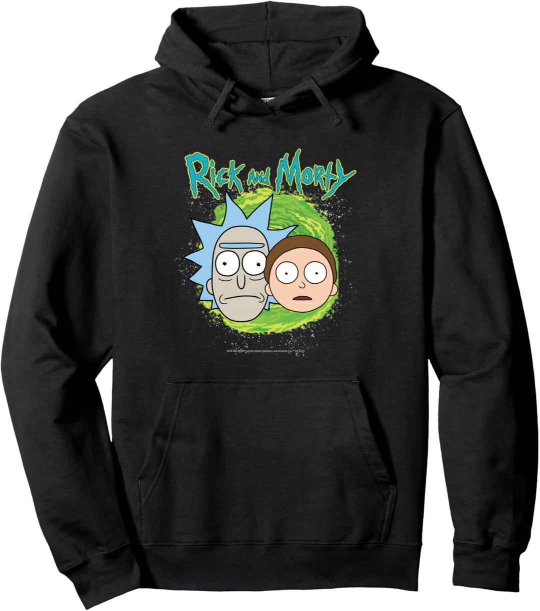 Rick and Morty Floating Heads Pullover Hoodie