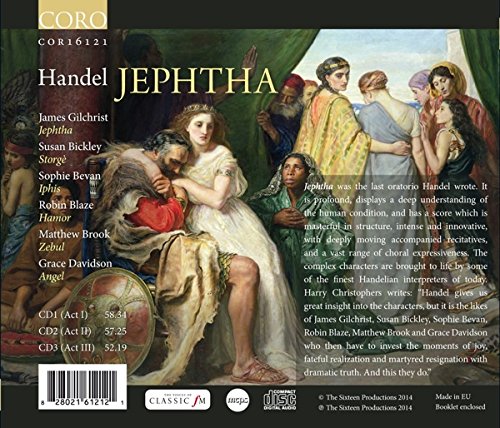 Händel: Jephtha, Audio-CD