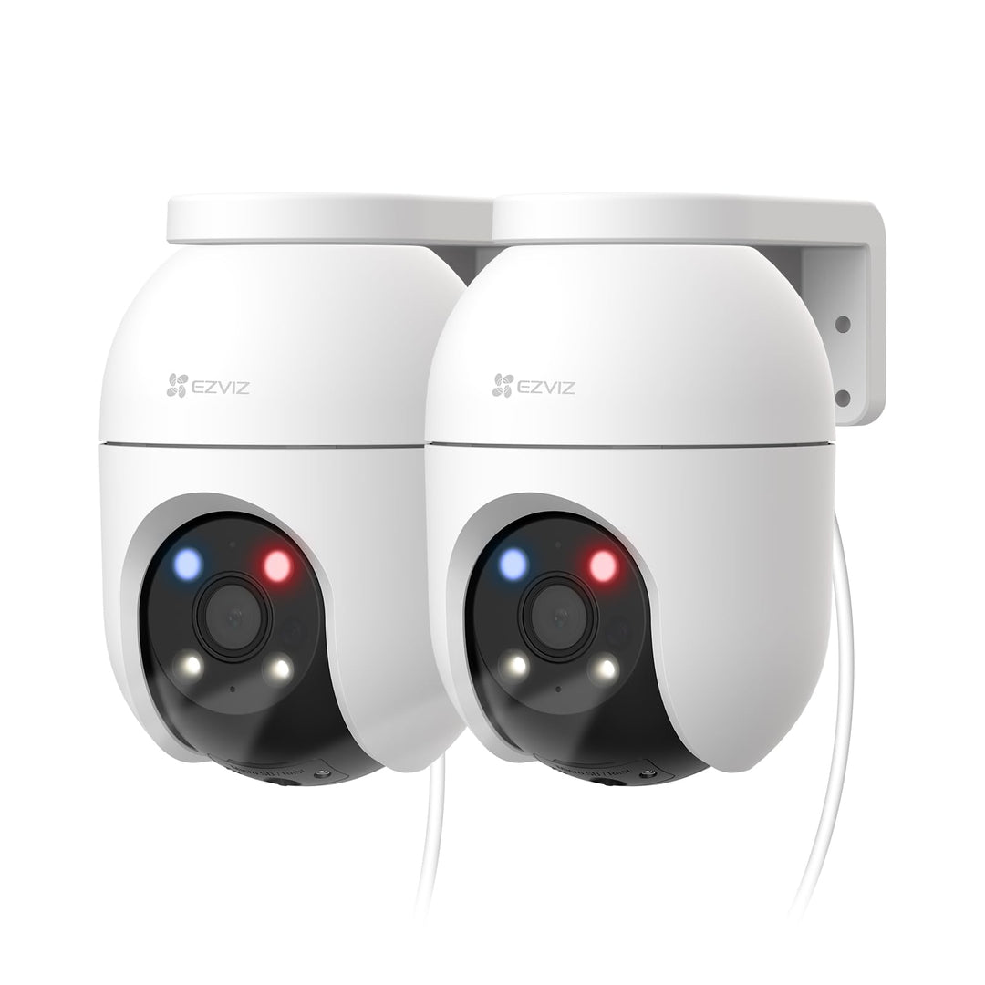 EZVIZ 5MP Pan&Tilt Überwachungskamera Aussen WLAN, 360° PTZ, Personen-/Fahrzeugerkennung, Zwei-Wege-