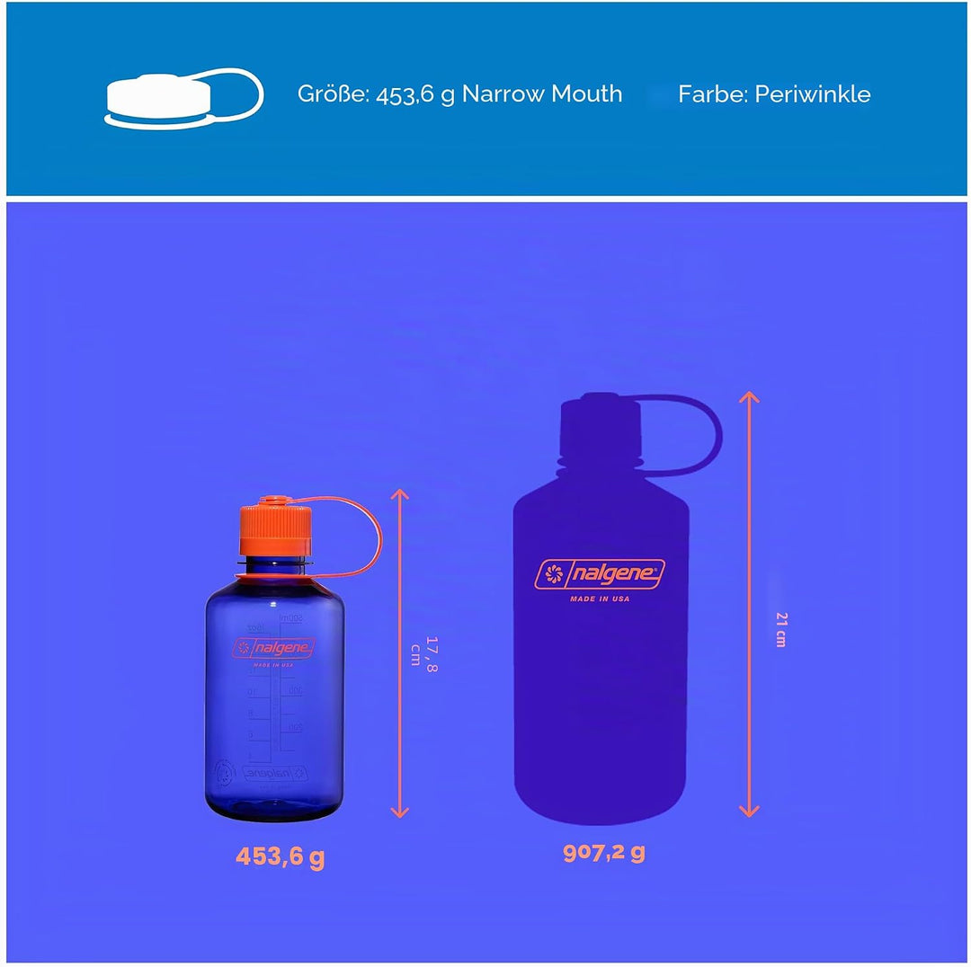 Nalgene Unisex – Erwachsene Eh Sustain Trinkflasche 473 ml Immergrün, 473 ml Immergrün