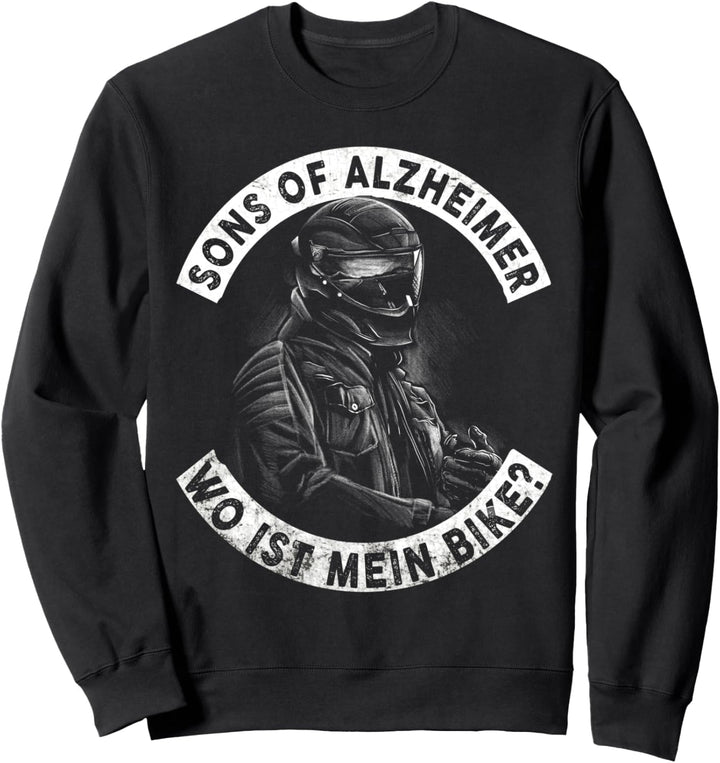 Lustiger Motorrad Spruch Opa Rentner Geschenk Biker Rente Sweatshirt