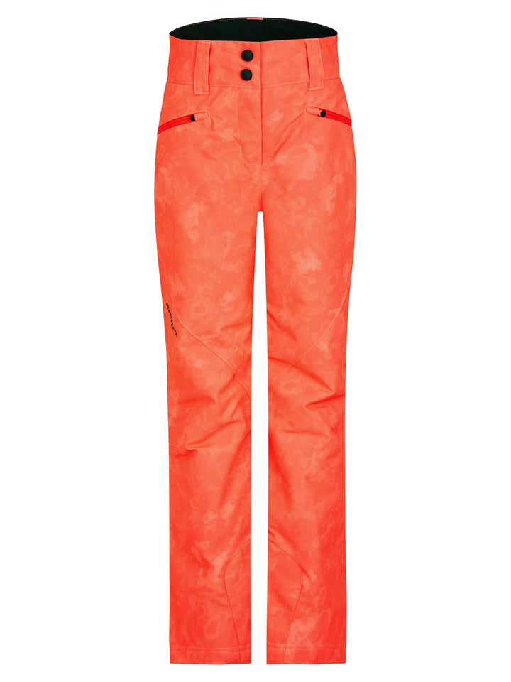 Ziener Mädchen Ski-Hose, Schnee-Hose | wasserdicht, Winddicht, warm Alin 116 Tie Dye Hot Red, 116 Ti