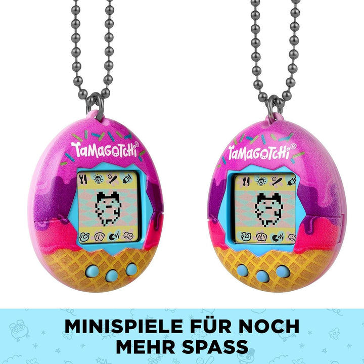 Bandai - Tamagotchi - Tamagotchi Original - Icecream - Elektronisches virtuelles Tier mit Farbdispla