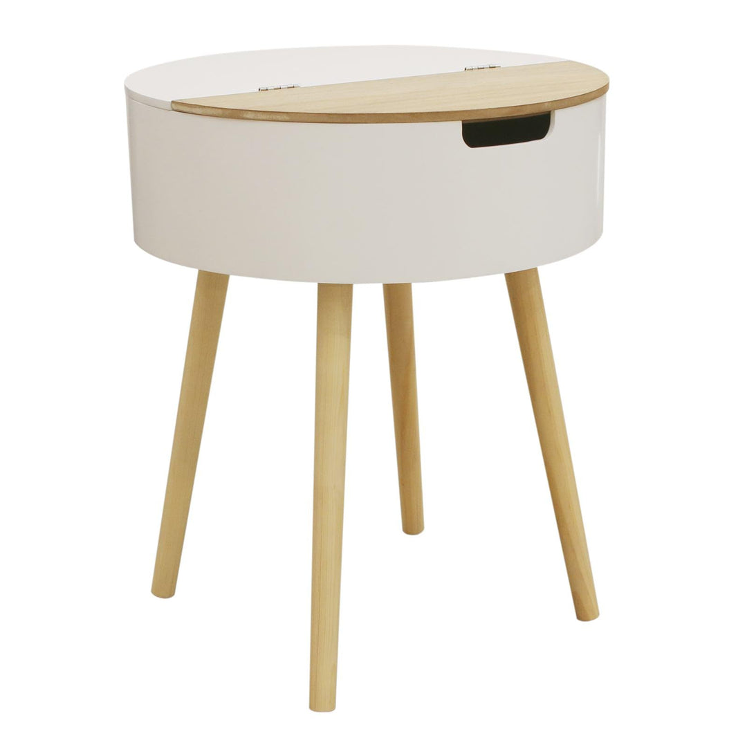 HOME DECO FACTORY Tabelle, Beige/Weiss, One Size, HD3864