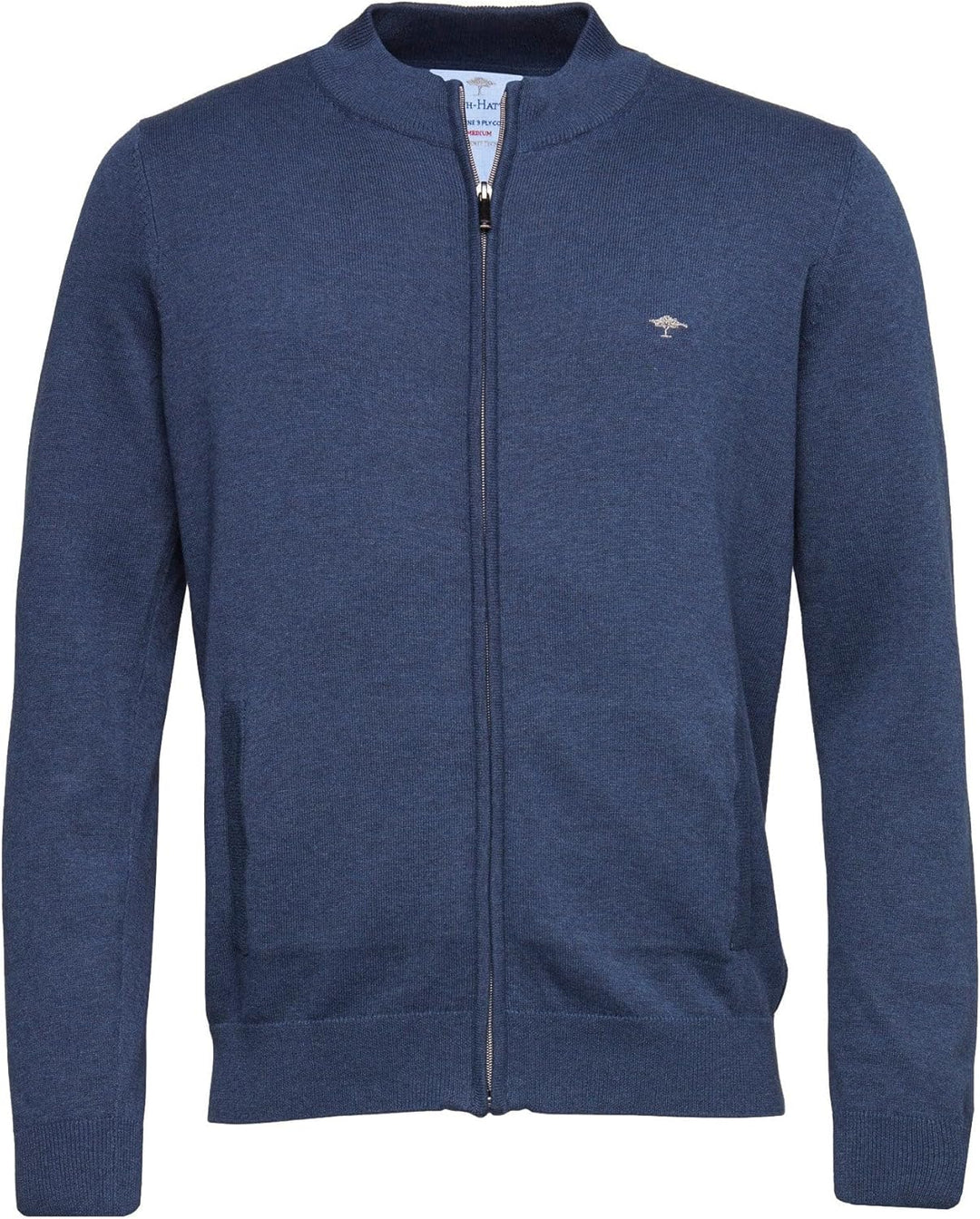 FYNCH-HATTON Herren Cardigan-Zip Strickjacke M Blau (Navy 690), M Blau (Navy 690)