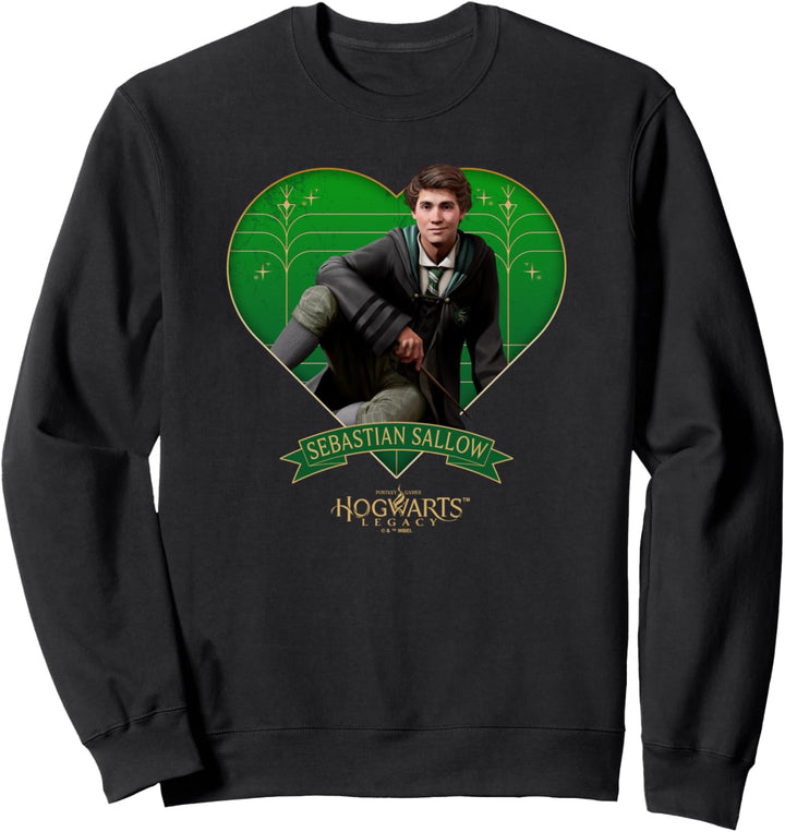 Harry Potter Hogwarts Legacy Sebastian Sallow Heart Sweatshirt