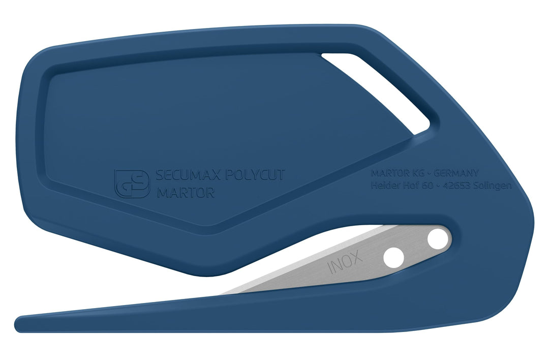 MARTOR Sicherheitsmesser, Verdeckte Klinge, SECUMAX POLYCUT, Metalldetektierbar (MDP), Profi Cutterm