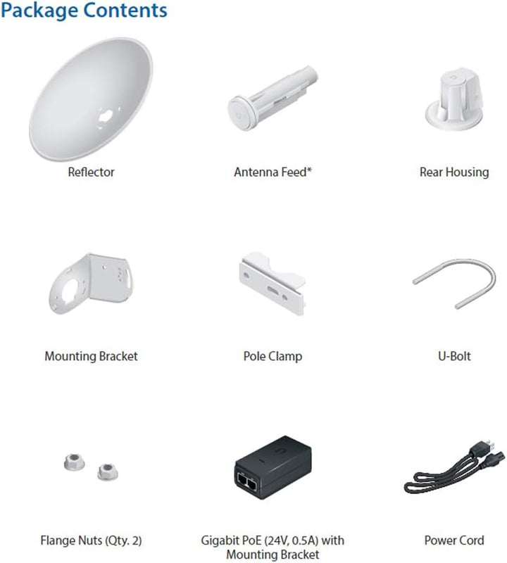 Ubiquiti Networks PBE-M5-400 1000Mbit/s Repeater (1000 Mbit/s, 25 dBi, Weiss, LAN, Power, WLAN, 64 M