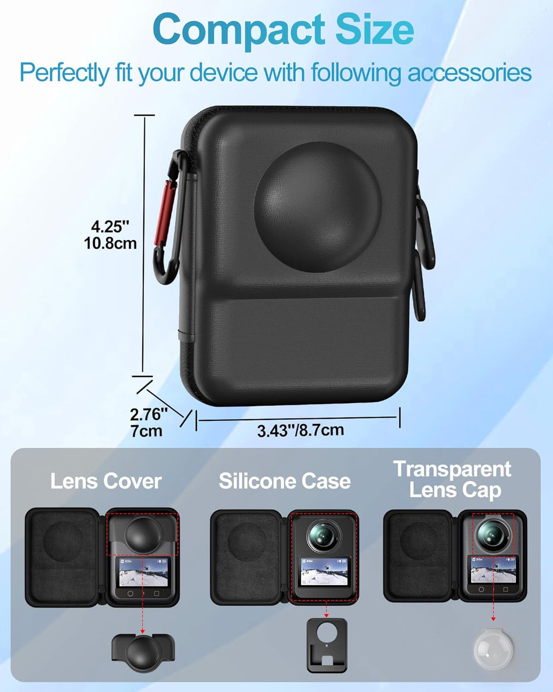 ProCase Tasche für DJI OSMO 360 Tragetasche + Tragetasche für DJI Neo 2