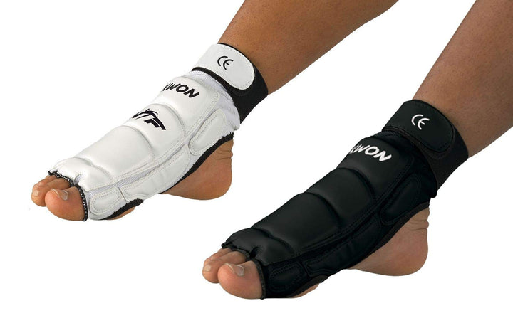 Kwon Taekwondo Fuss Protektor Schwarz XL, Schwarz XL