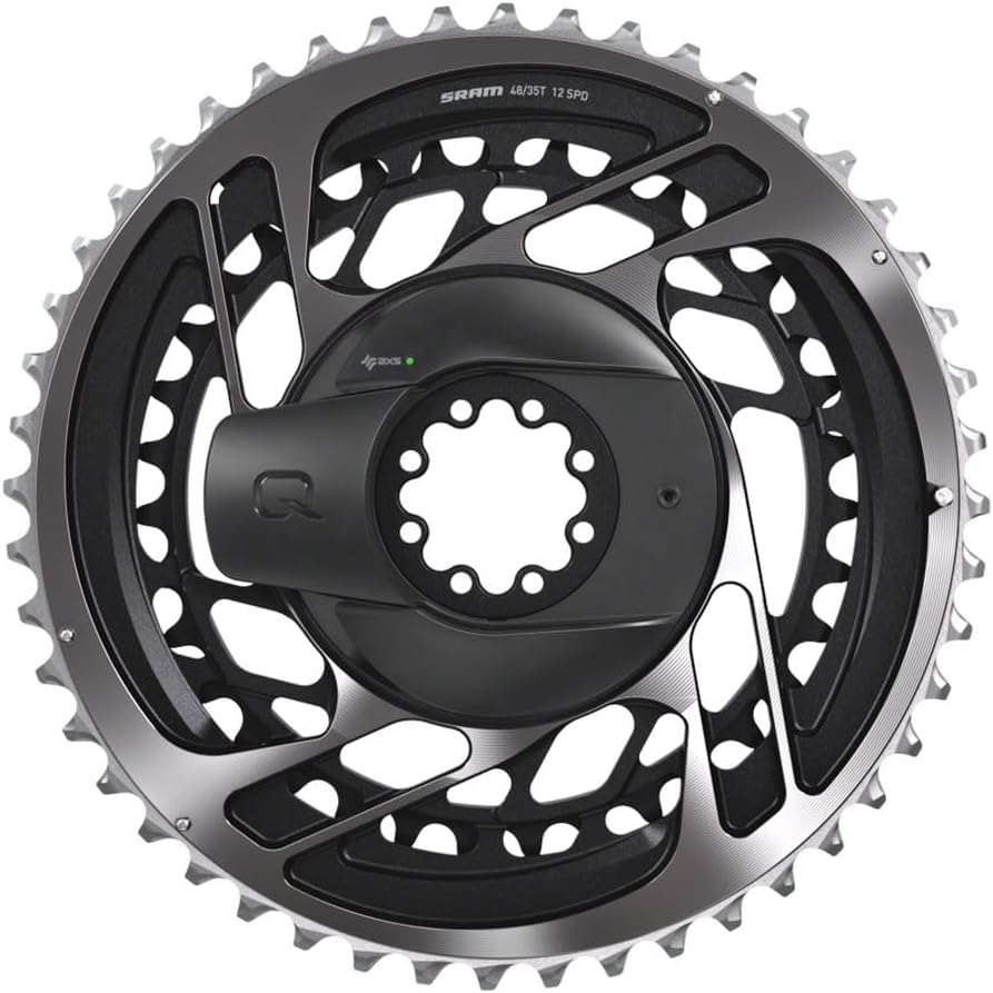 Sram Pédalier Route Quarq Red Axs 2X Dub No Bb Schwarz 172.5mm/46-33Z, Schwarz 172.5mm/46-33Z