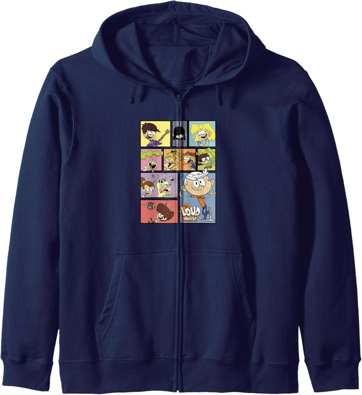 The Loud House Panel Portrait Logo Kapuzenjacke