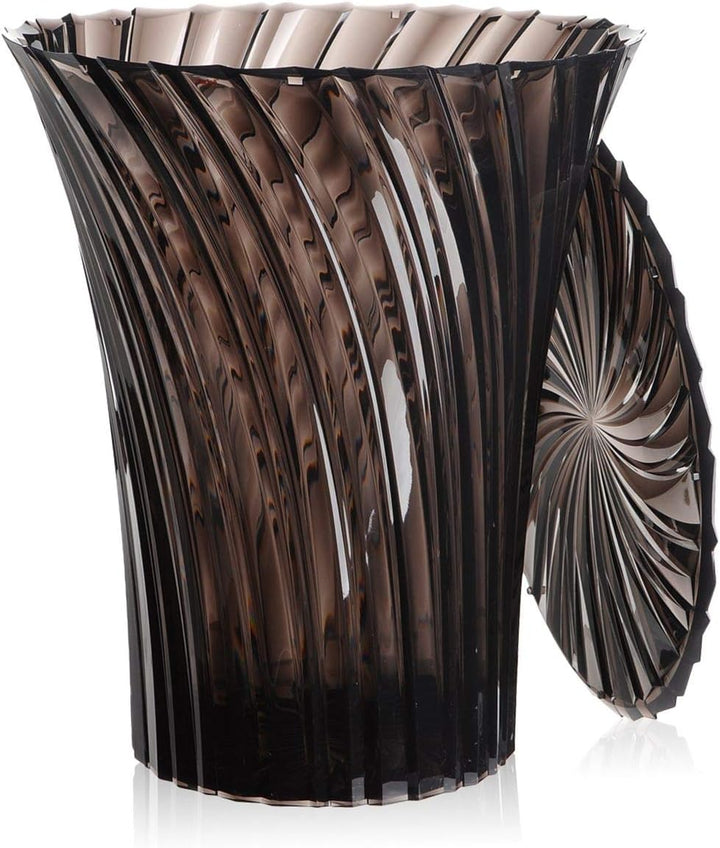 Kartell Sparkle, Bambus, fume', 38 x 44 x 38 cm Sgabello Fumè, Sgabello Fumè