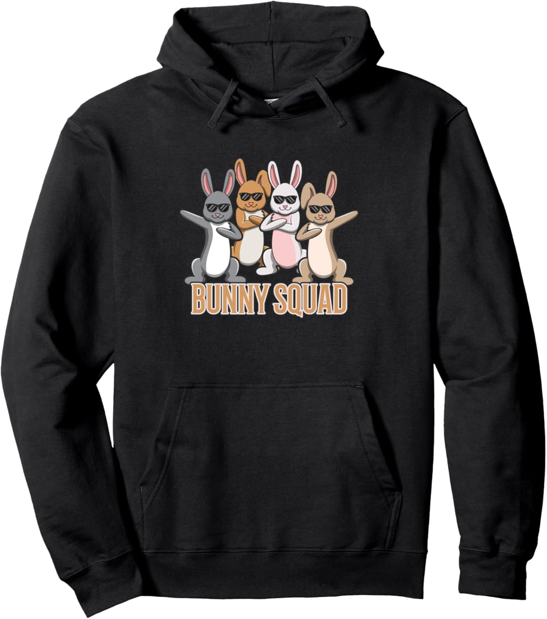 Cute Bunny Squad Kaninchen Besitzer Nagetier Pullover Hoodie