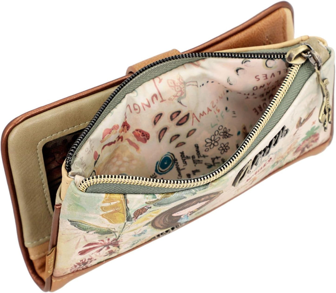 Anekke Weiche Brieftasche 36709-907 Mehrfarbig, 18 x 10 x 3, Damen WEIssE BRIEFSCHACHTEL, bunt, Einh