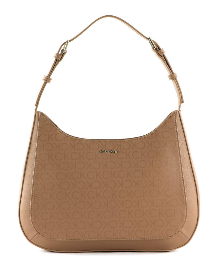 Calvin Klein CK Must Shoulder Bag M Safari Canvas Mono