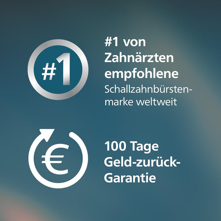 Philips Sonicare 5500 elektrische Zahnbürste, Schallzahnbürste mit 1 Intensitätsstufe, Andruckkontro