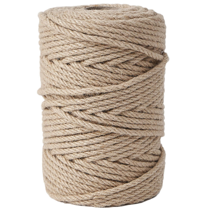 Juteschnur, Juteseil 8mm 15M Kordel Natur Hanfseil für Garten Schnur Paketschnur Pflanzen Kordel Bas