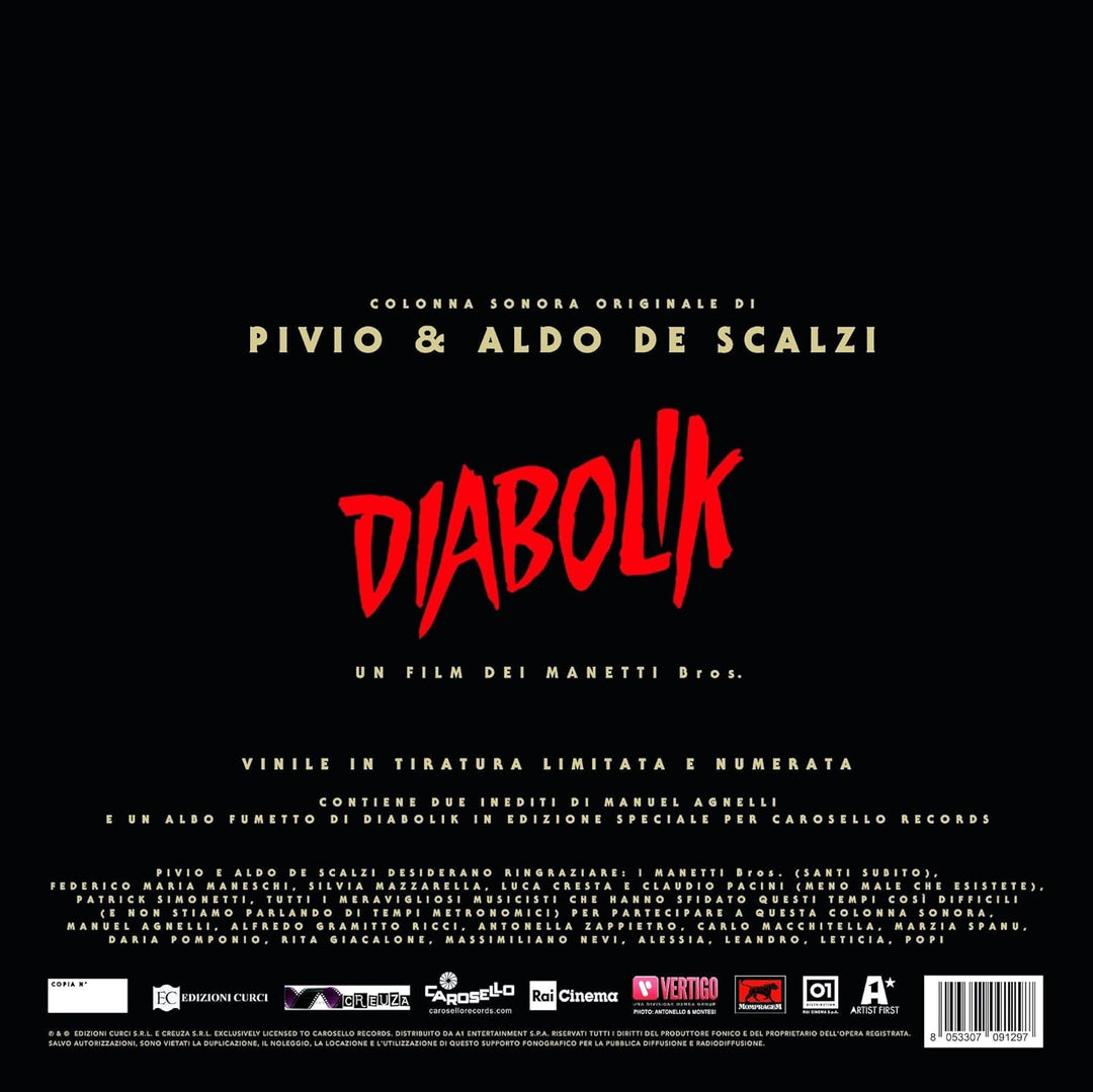 Diabolik (Original Soundtrack), Vinyl