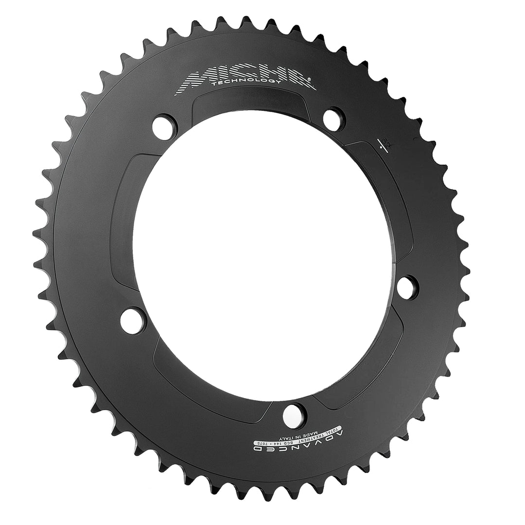 Miche Advanced Pista Bcd Fahrradtablett, Unisex, Erwachsene, Schwarz, 144 mm Einheitsgrösse, Einheit