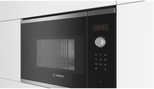 Bosch BFL523MS1F, Serie 4, Mikrowelle, Einbaugerät, Edelstahl