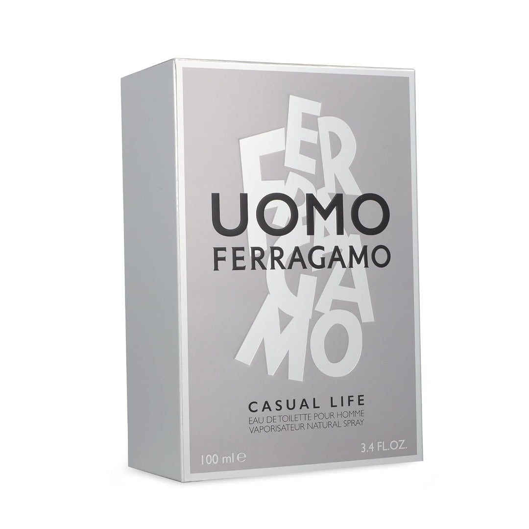 Salvatore Ferragamo Uomo Casual Life homme/man Eau de Toilette, 1er Pack (1 x 100 ml) 100 ml (1er Pa
