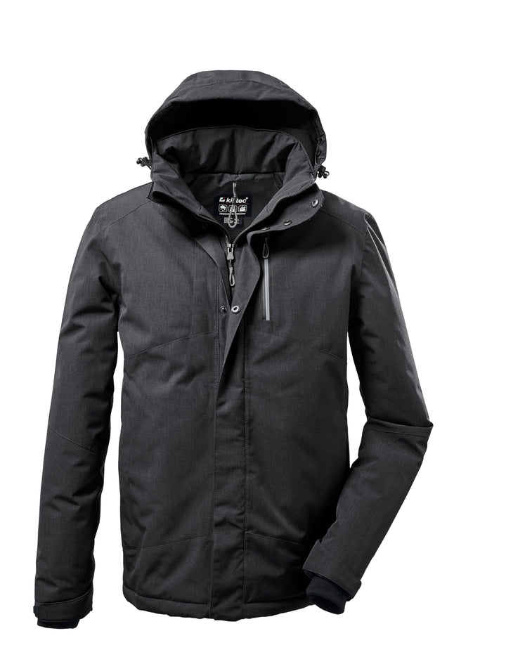 Killtec Herren Kow 161 Mn Jckt Funktionsjacke mit abzippbarer Kapuze S Schwarz, S Schwarz