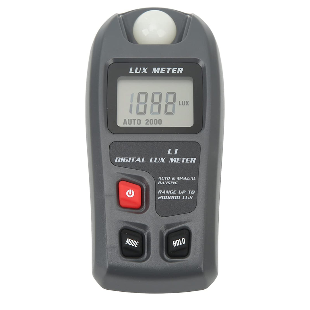 Digitales Beleuchtungsstärke-Belichtungsmessgerät mit LCD-Display, 0~200.000 Lux-Messbereich, Lux/FC