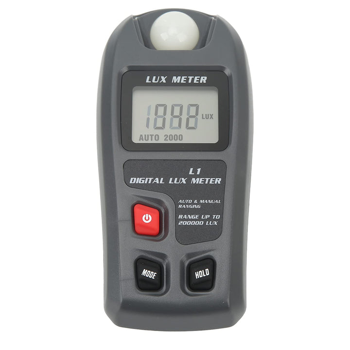 Digitales Beleuchtungsstärke-Belichtungsmessgerät mit LCD-Display, 0~200.000 Lux-Messbereich, Lux/FC