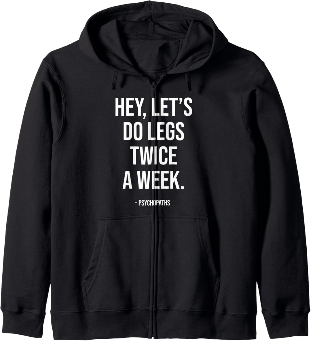 Lustiger Workout Fitness Spruch Gym I Muskeln Bein-Training Kapuzenjacke