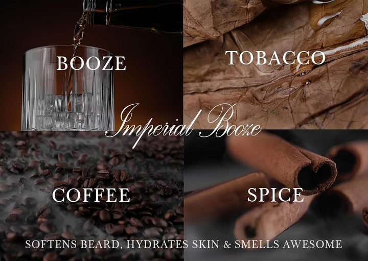 Guardenza Bart Öl – Imperial Booze – alle Natural 30 ml spendet Feuchtigkeit Skin &amp; erweicht Bart &amp;