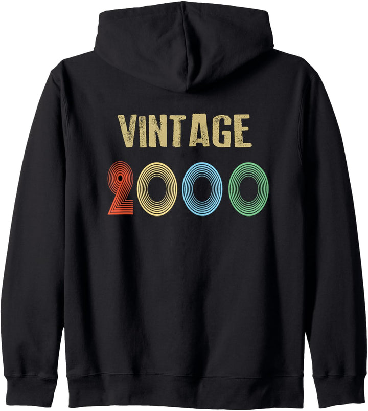 2000 Vintage Geburtstag Kapuzenjacke
