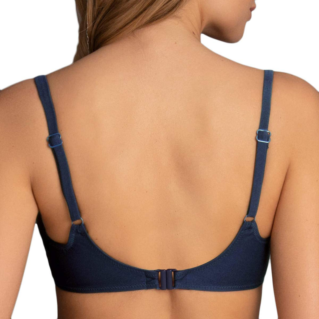 Rosa Faia Bikini-Oberteil Sole Grösse 40E, Farbe Night Blue