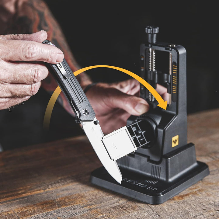 WORK SHARP® Precision Adjust Profi Messerschärfer mit Fest-Winkel 15 - 30°- Diamant Messerschleifer