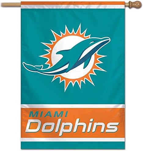 NFL Banner-Flagge 67 x 92 cm Miami Dolphins