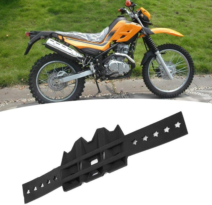 Auspuffrohrschutz, Universal Silikon Motorrad Auspuff Hitzeschild Rohrschutz Abdeckungsschutz(Schwar