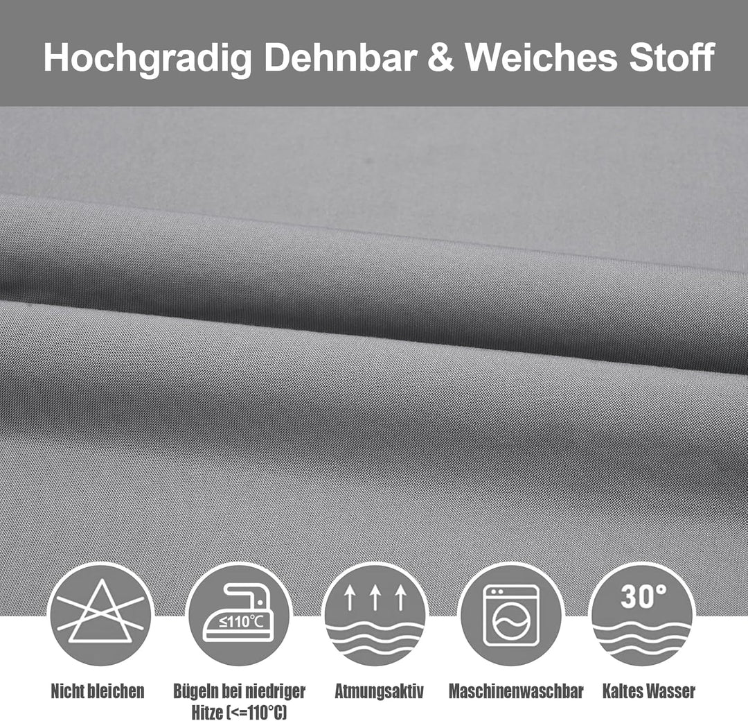 Yugarlibi Stuhlhussen 4er Set Stretch Stuhlhussen Schwingstuhl Elastische Hussen Stuhlbezug Abnehmba
