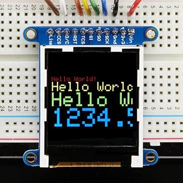 Adafruit Display-Breakout 1.44" Farb-TFT-LCD mit MicroSD-Slot - Bausatz