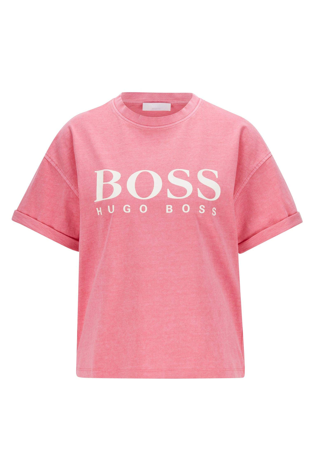 BOSS Damen C Evina T-Shirt aus Bio-Baumwolle mit Logo