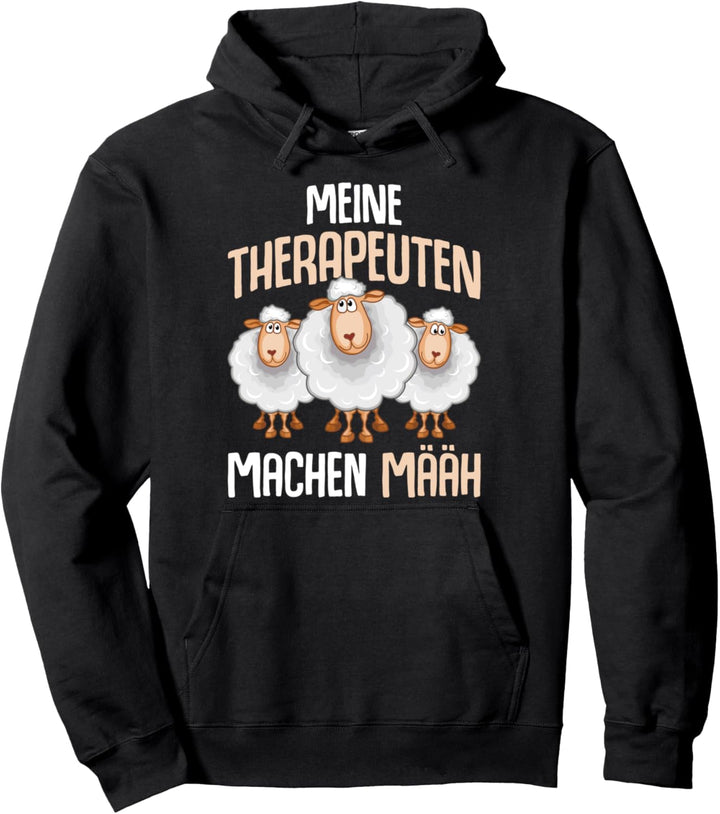Schaf lustige Sprüche Schäfer Landwirt Bauer Pullover Hoodie