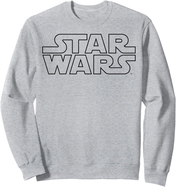 Star Wars Classic Original Straight Up Outline Logo Sweatshirt