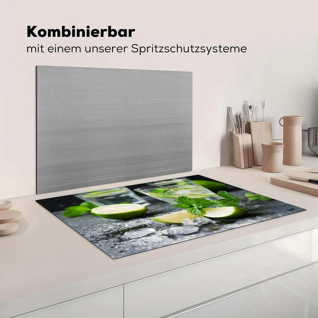 KitchenYeah© Herdabdeckplatte Einteilig Kochfeld Abdeckung Induktionskochfeld Ceranfeld Abdeckplatte