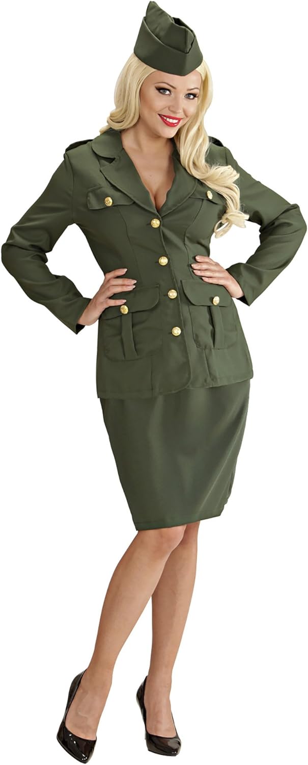 WIDMANN 76592 COSTUME SOLDATESSA WW2 C/GONNA M 