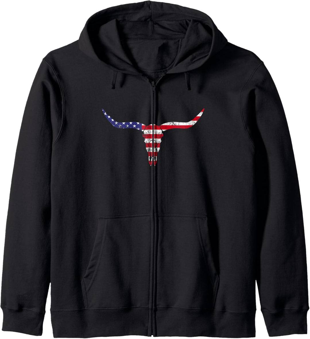 Texas Longhorn Rinder Design für stolze Texaner Kapuzenjacke