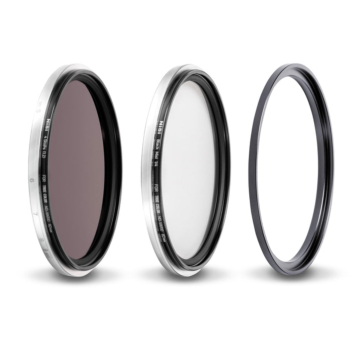 NiSi 95mm Swift Add on Kit - ND16 (1,2) 4 Blenden Neutral-Graufilter + Black Mist 1/4 Diffusion Effe