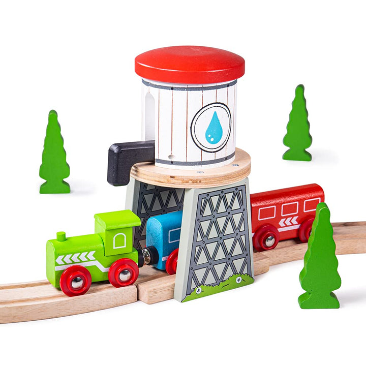 Bigjigs Rail Eisenbahn Turm Holz Wasser - Andere Spezialisierung Holz Eisenbahn Kompatible Marken